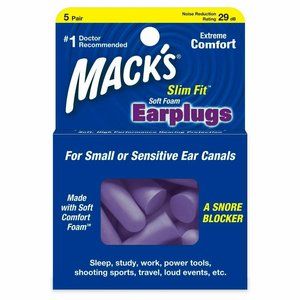 Slim Fit Soft Foam Earplugs Maximum Comfort, 5